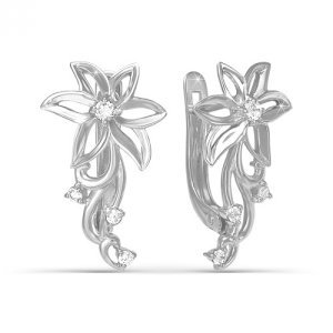 с120666 Серьги Серебро925