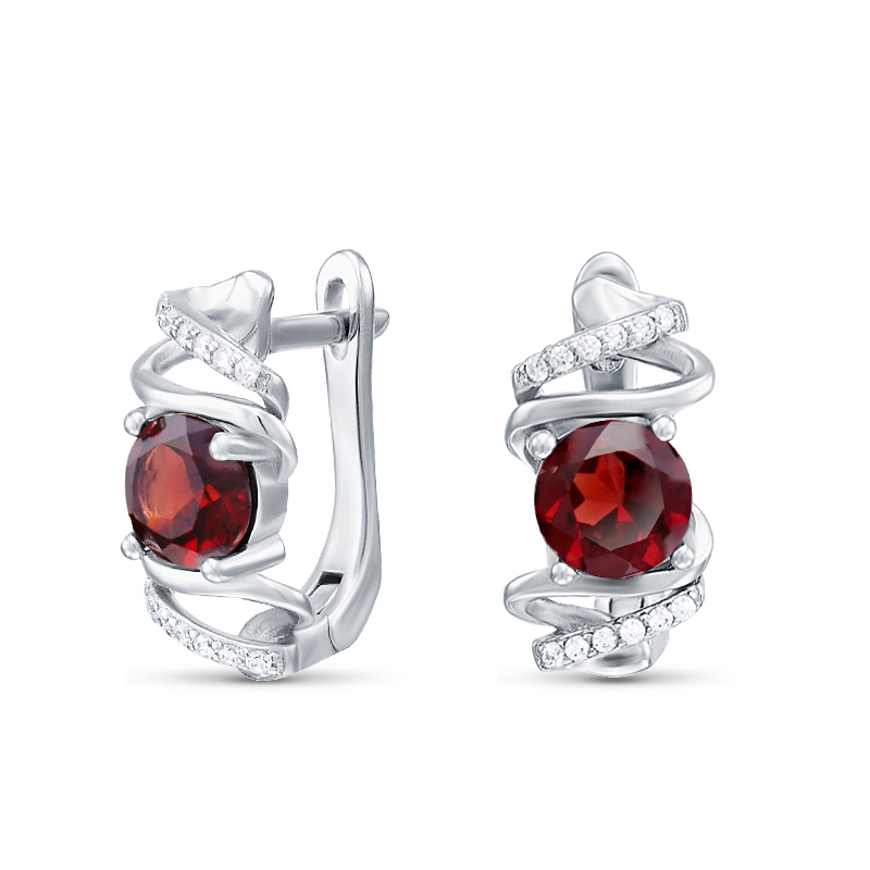 22KNYS1509-155 Серьги Серебро925