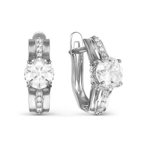 с124462 Серьги Серебро925