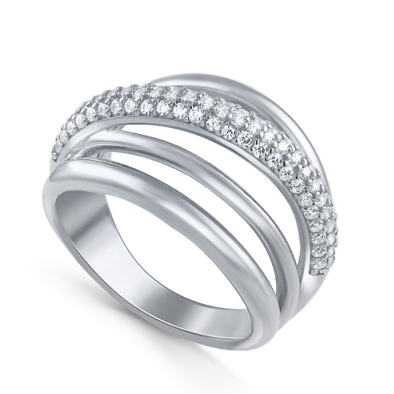 01QHR014a-198 Кольцо Серебро925