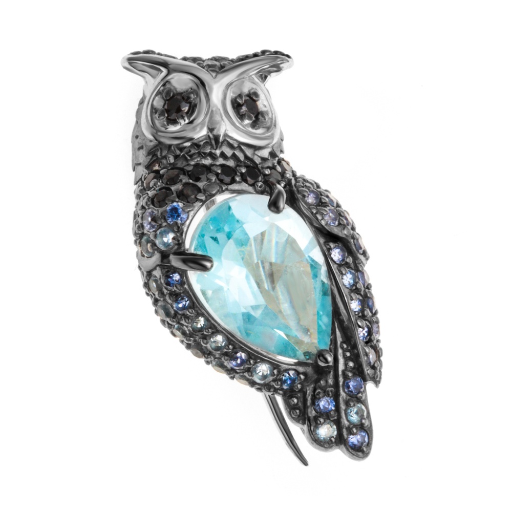 Бш625-5336М6 Брошь Серебро925