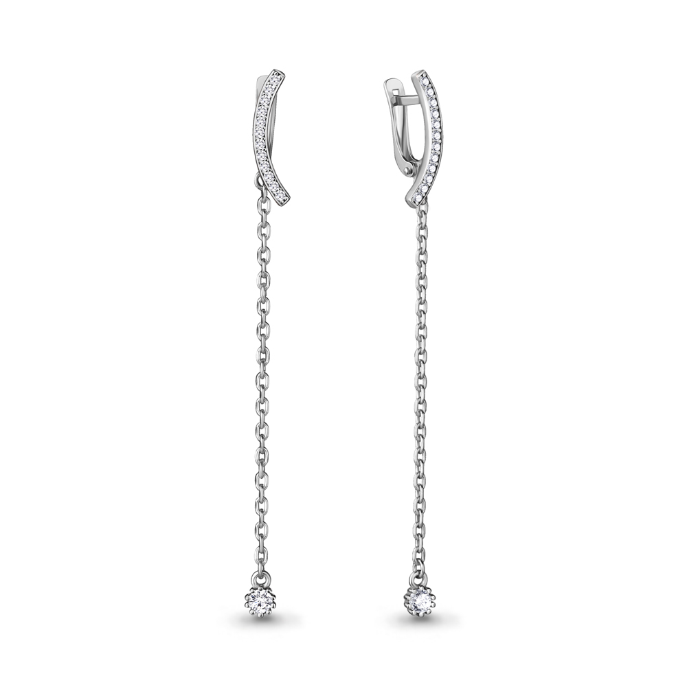 48192А.5 Серьги Серебро925