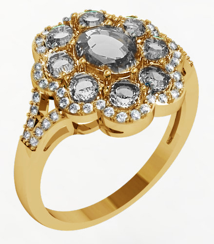 0010101 Кольцо Серебро925