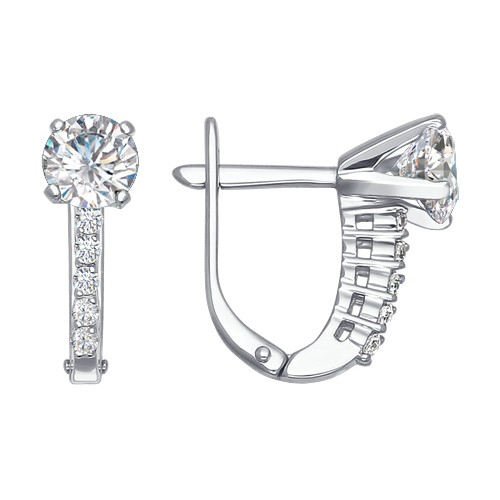 Серьги из серебра 925 