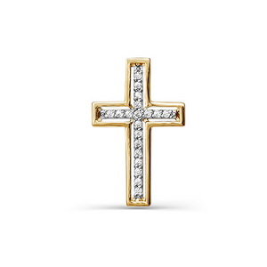 080176 Крест Золото585