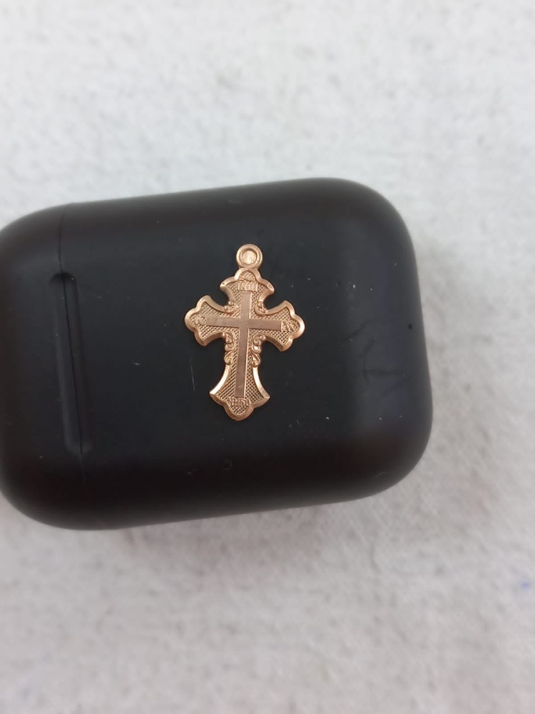 Крест из серебра 925 с родированием П-2945-Р
