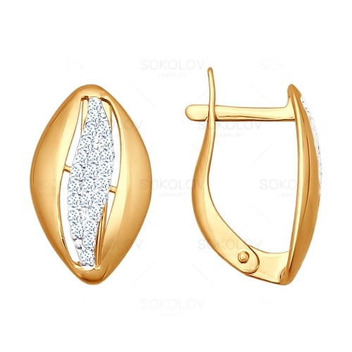 93020602 Серьги Серебро925