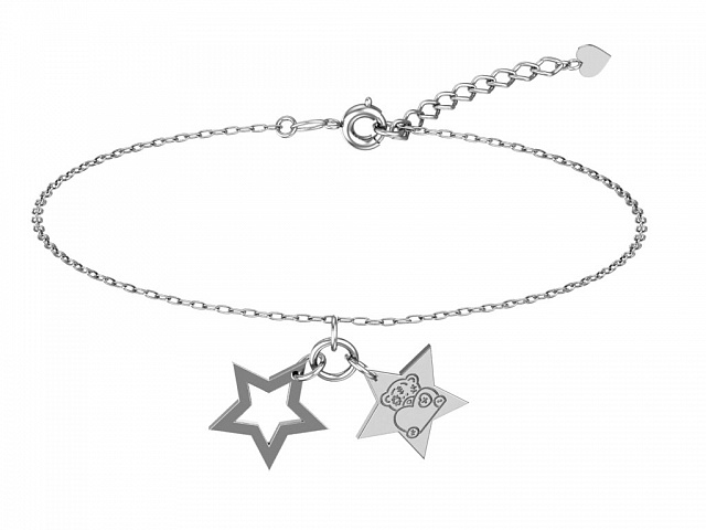 Колье из серебра 925 с родированием 0320567-00245