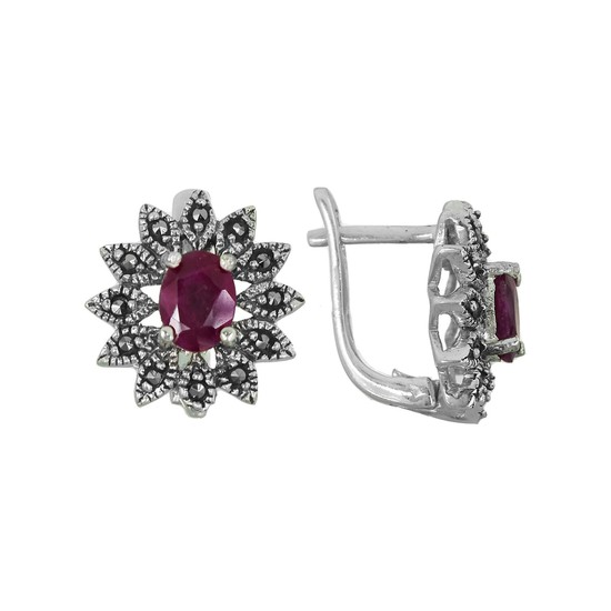 ТПСН.797РБ Серьги Серебро925