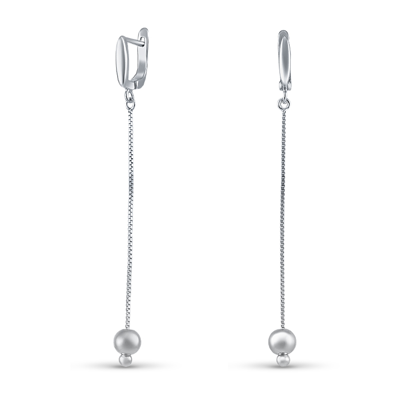 02FYE9681-113 Серьги Серебро925