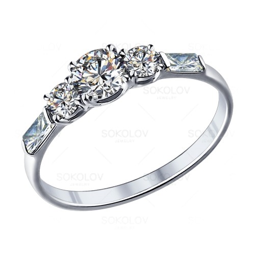 89010007 Кольцо Серебро925