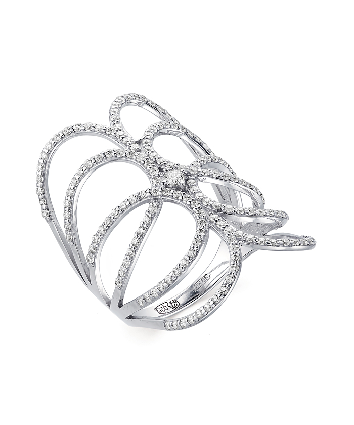 901011152 Кольцо Серебро925