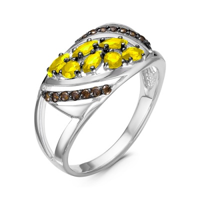 1-1054р-205 Кольцо Серебро925