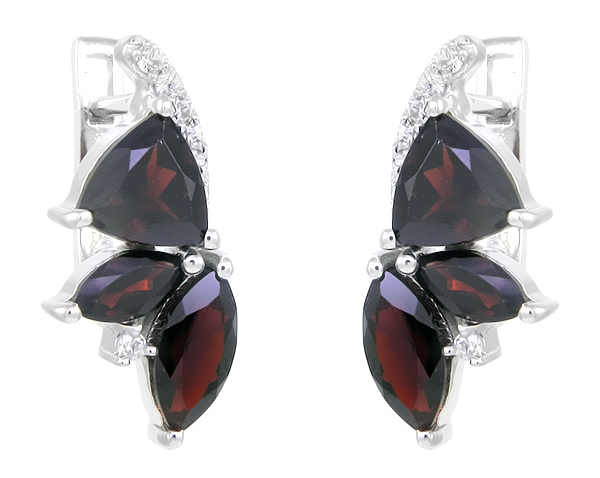 619621 Серьги Серебро925