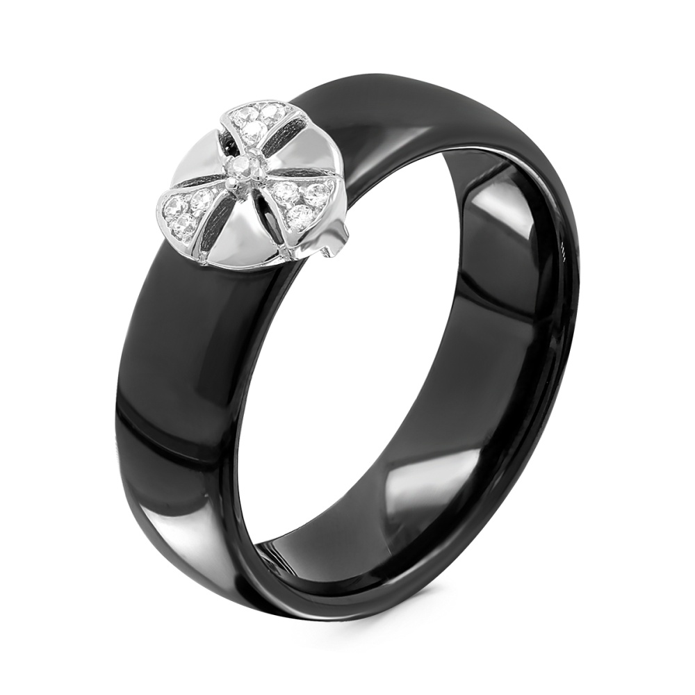 TC-R00439-BR-W-W-X-W Кольцо Серебро925