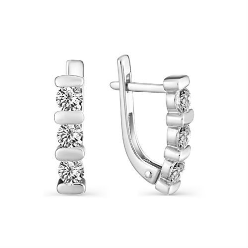С630-885 Серьги Серебро925