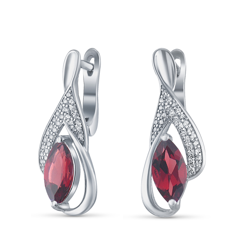22KNYS1543-155 Серьги Серебро925