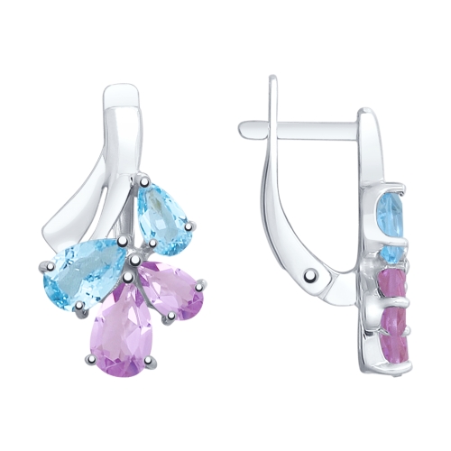 92022082 Серьги Серебро925