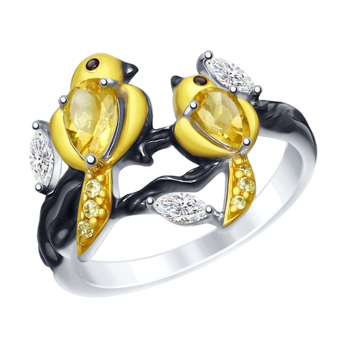 92011502 Кольцо Серебро925