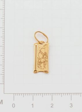 Подвеска знак зодиака Стрелец из красного золота 585 СВстр                    