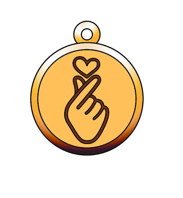 Подвеска из серебра 925 с родированием П-2954-Р