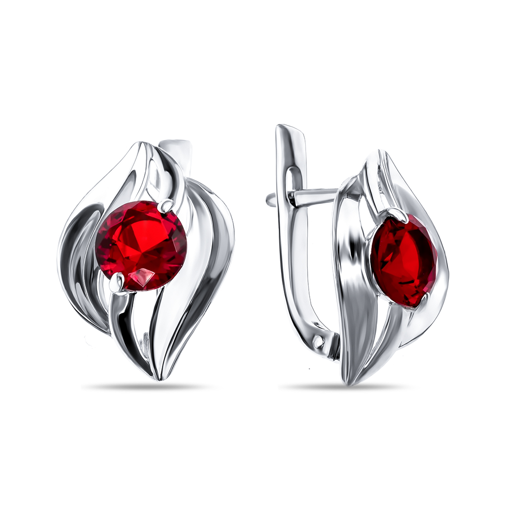 121-1221-RB Серьги Серебро925