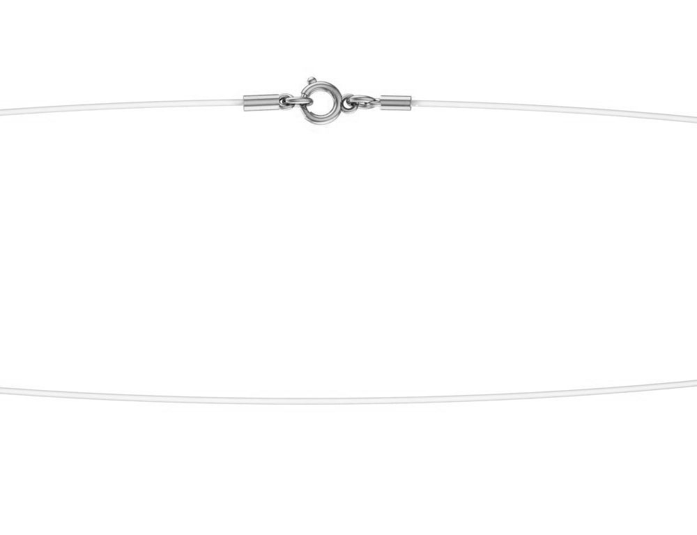 Колье на леске из серебра 925