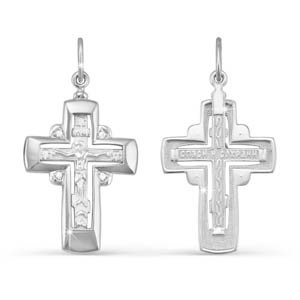 с080124 Крест Серебро925