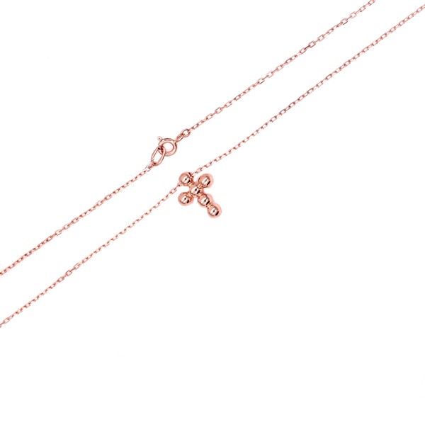 Колье из красного золота 585 Ко5054