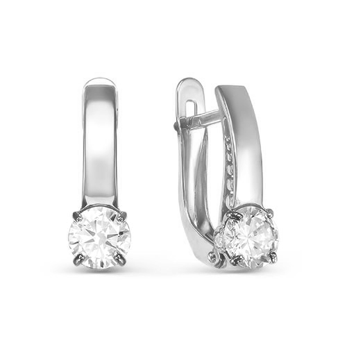 с124450 Серьги Серебро925