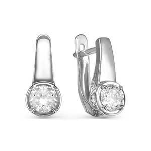 с124452 Серьги Серебро925