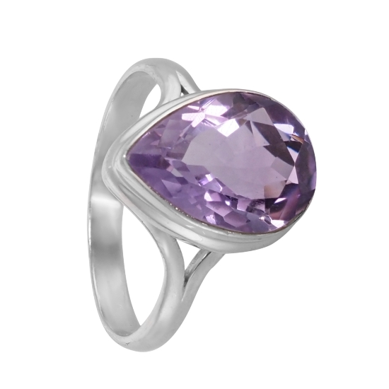 Кольцо с аметистом  из серебра 925 ИАКС37110Х14АМR1