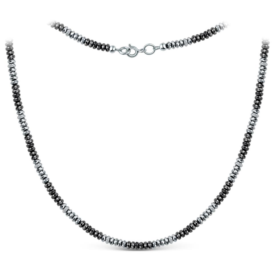 Колье-чокер с марказитами из серебра 925 с родированием К 505 МАР