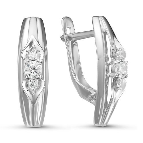 с126764 Серьги Серебро925