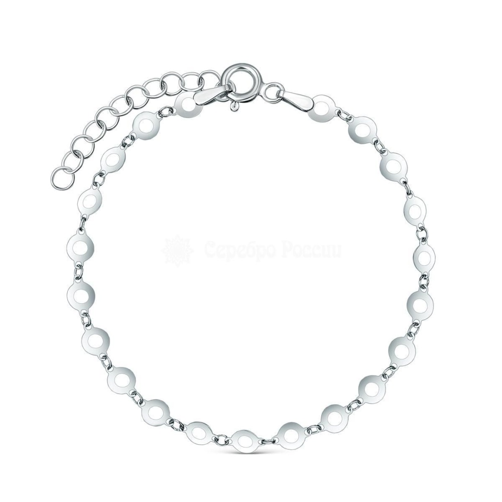 Браслет из серебра 925 с родированием 6300R10020L17
