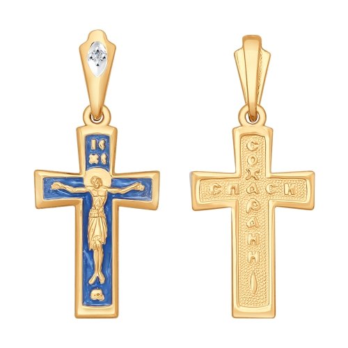 1120057 Крест Золото585