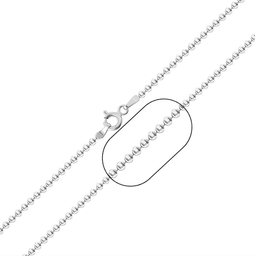 Цепь из серебра 925 с родированием 2800R100L40