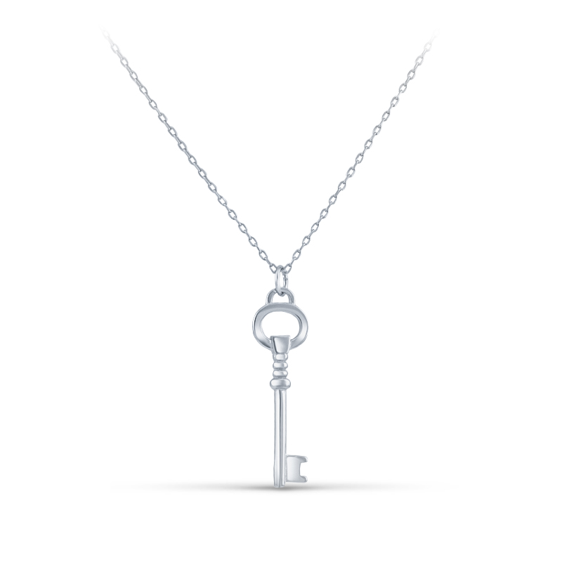 Колье Ключ из серебра 925 с родированием 05OZN9547a-206