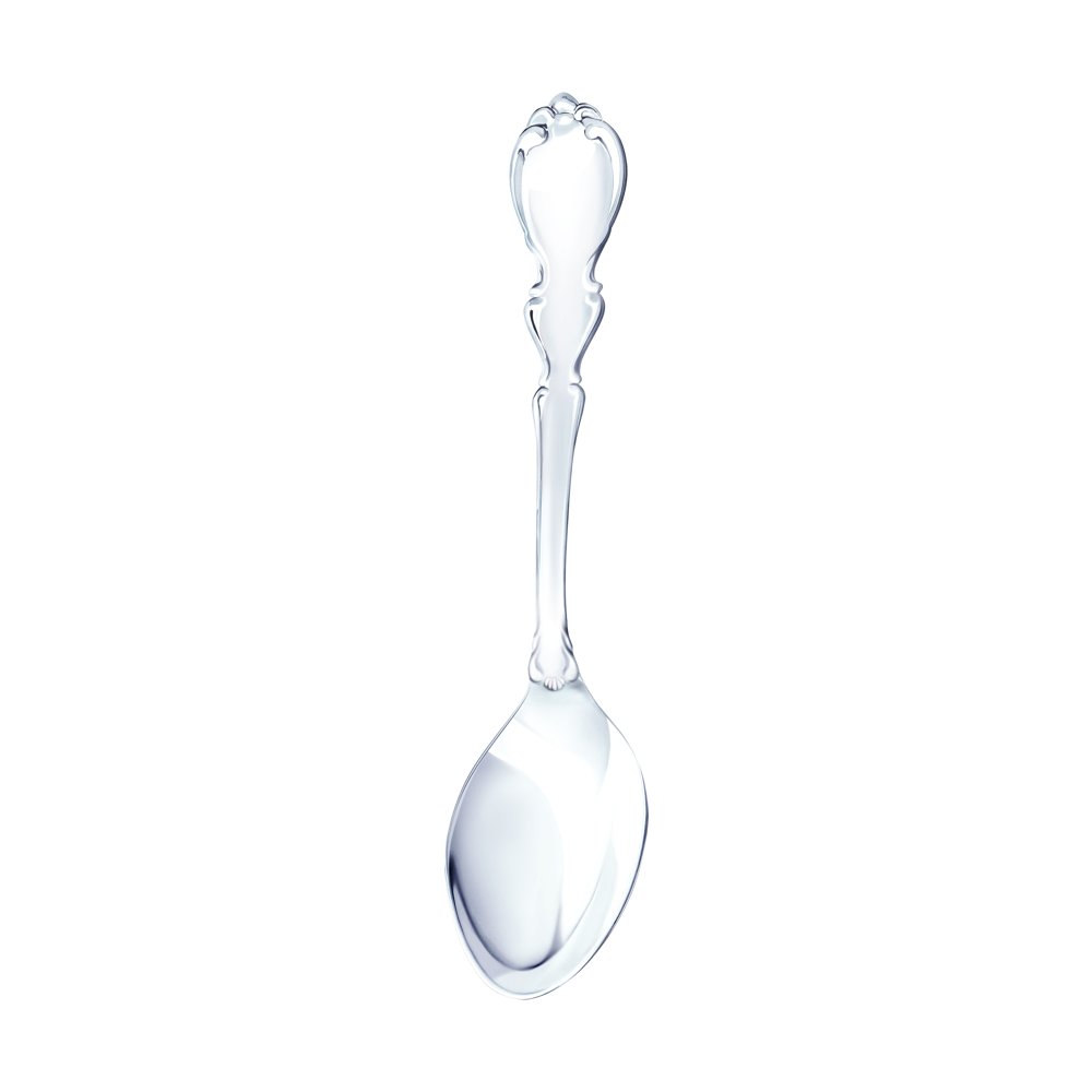Ложка чайная из серебра 925