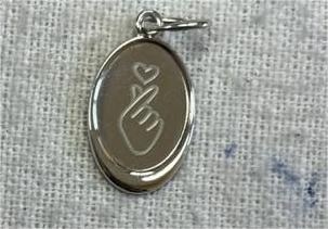 Подвеска из серебра 925 с родированием П-2991-Р