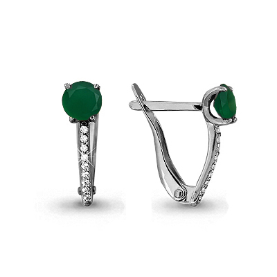 4406209А Серьги Серебро925