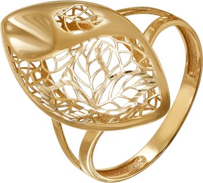 Кольцо из красного золота 585 АКд625-3743