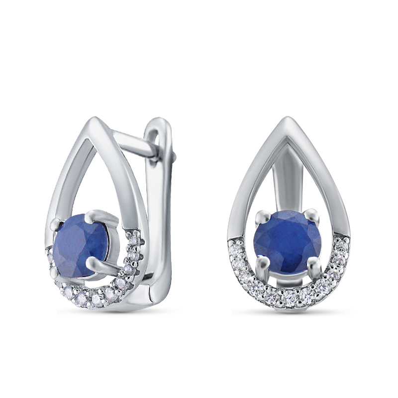 22KNYS1732-155 Серьги Серебро925