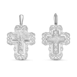 Крест из серебра 925