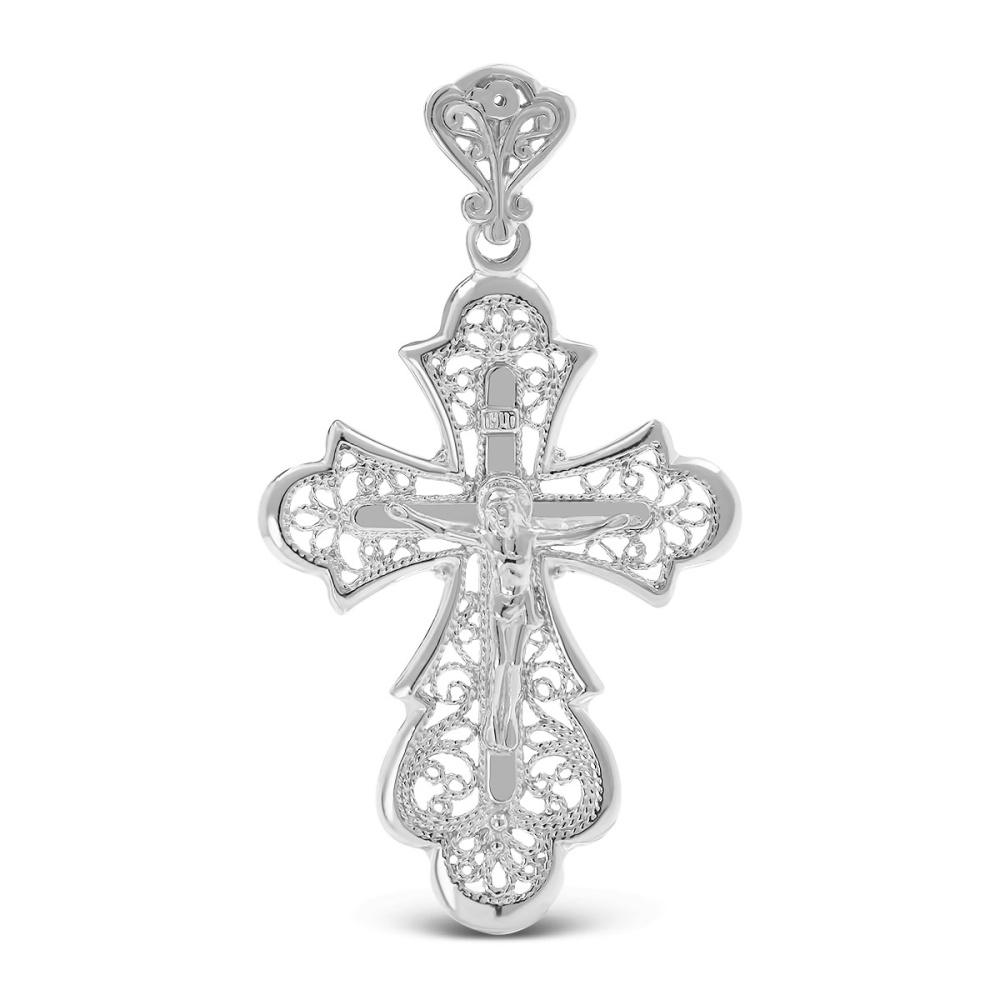 3-062р Крест Серебро925