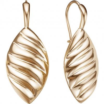 Серьги из красного золота 585 Сд3814