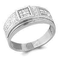 62065А Кольцо Серебро925