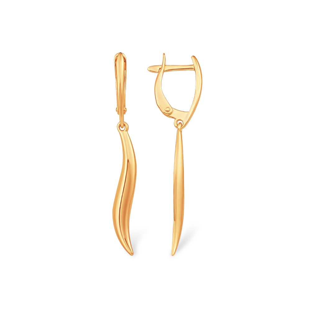 Серьги из серебра 925 с золочением 12000213627