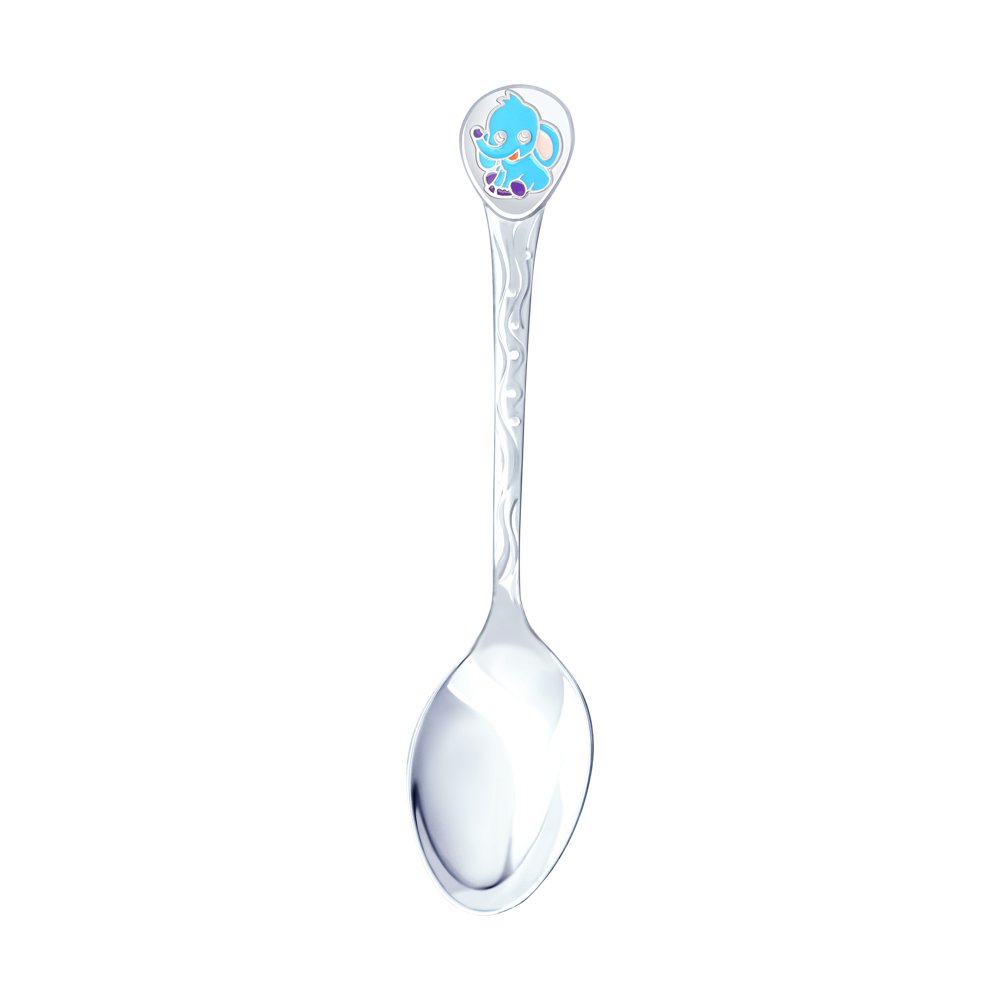 Ложка чайная из серебра 925