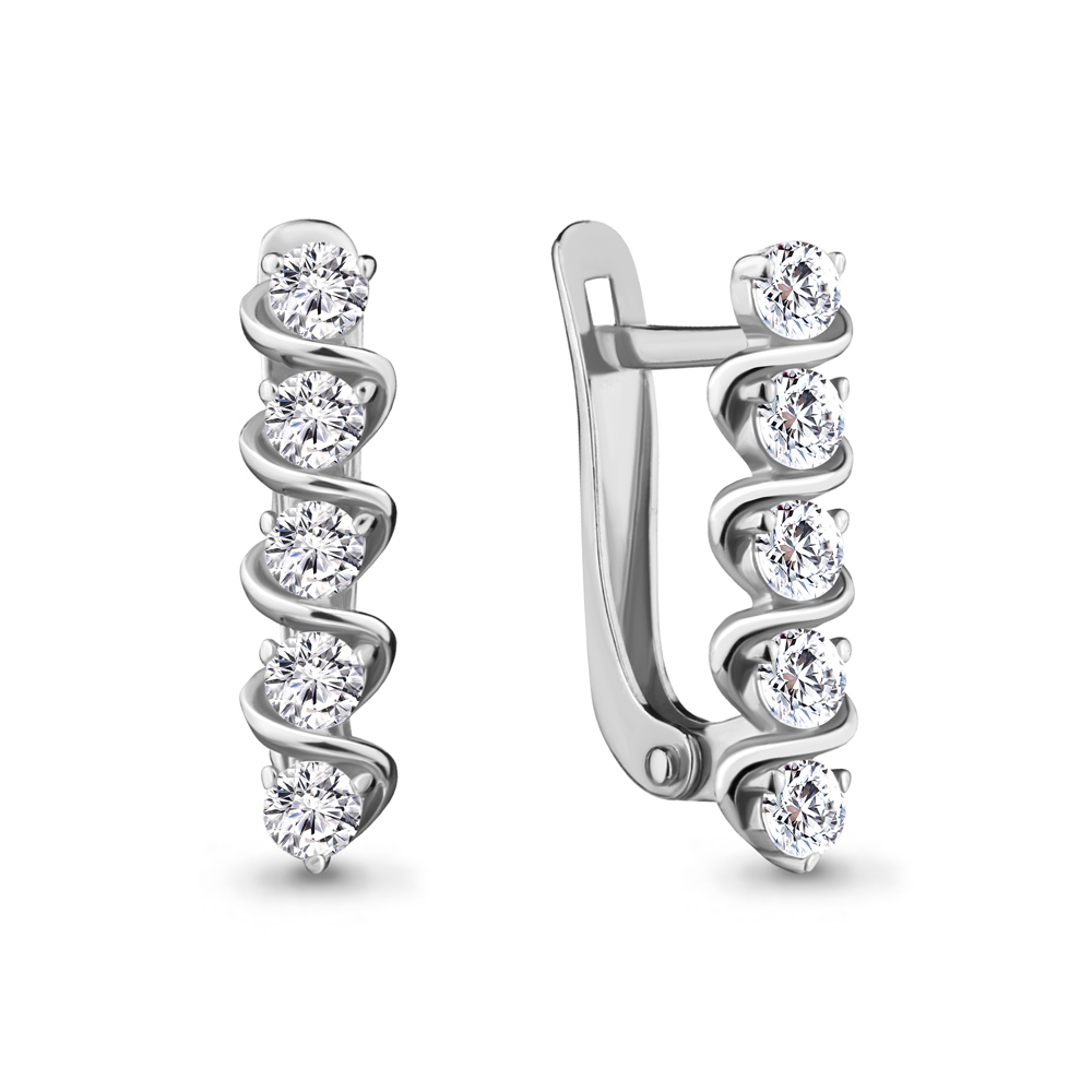 48290А.5 Серьги Серебро925